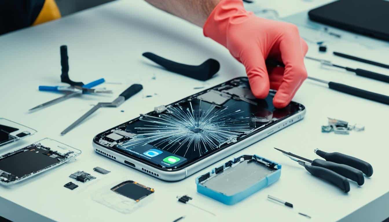 View of iPhone Screen Replacement Services in Australia